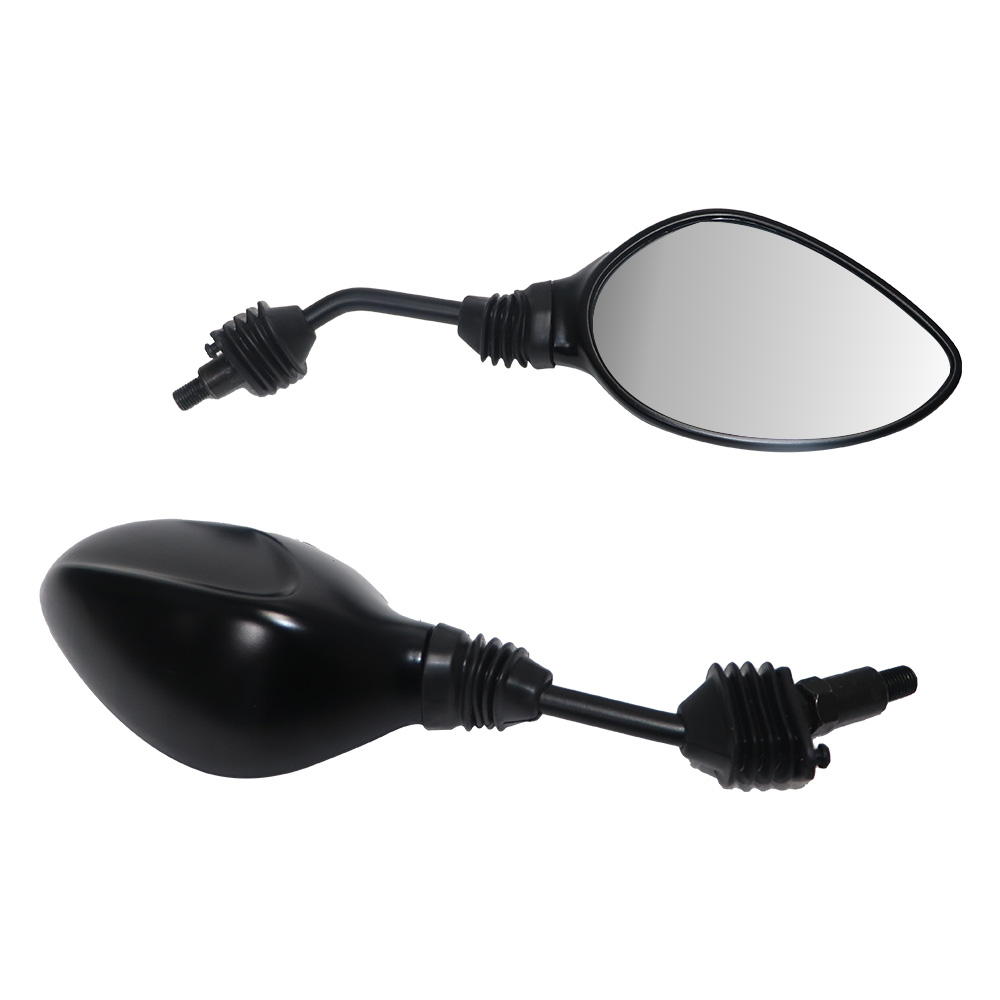 TVS Mirror Set Zest Matte Black - Sleek Replacement for Your Ride